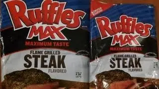 Ruffles MAX Flame Grilled Steak Potato Chips Review