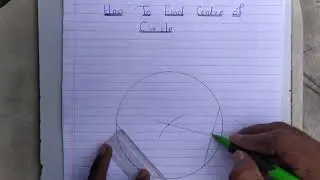 How to find centre of Circle ⚪🔴 Learn With 📖 Govind Khande 📖