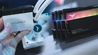 AIO Cooled Gen5 SSDs | Best looking RGB Memory - Team Group Computex 23 Booth