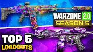 NEW TOP 5 *META* LOADOUTS in WARZONE 2 SEASON 5!😱 (Warzone 2 Best Class Setups)
