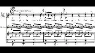 Orff: Ludus de nato Infante mirificus - Chor der Engel (w. Score)