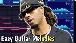 Easiest Way To Make Trap BEATS in FL STUDIO MOBILE (Guitar Type Beats)