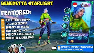 NEW Script Benedetta Starlight No Password | Full Effect & Sounds | Update New Patch MLBB
