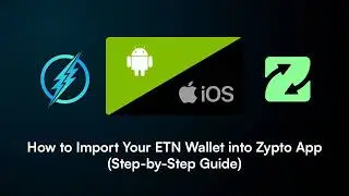 Import Your ETN Wallet into Zypto (Using Private Key from Electroneum App)