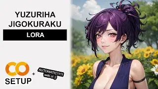 Yuzuriha Hell's Paradise - Stable Diffusion LoRA Google Colab Setup