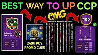 Best Way To Increase Cue Collection Power 2023 - Upgrading Promo Cues - From Rank 93 to Rank 100