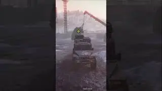 Баги крана с геологоразведкой😂 / SnowRunner