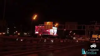 Реклама на медиафасаде в Москве Энтузиастов шоссе дом 5