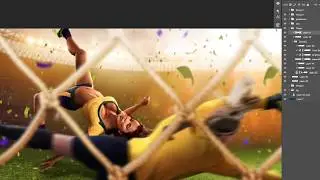 Photoshop Speed Art Football