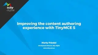 Improving the content authoring experience with TinyMCE 5