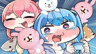 Sui-chan was attached by Anemachi with a stuffed toy【Komainu / Clip / Hololive】