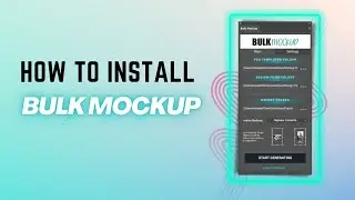 How to install Bulk Mockup version 3 in Photoshop