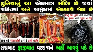 વિશ્વનું એક માત્ર મંદિર જ્યાં શક્તિમાં અને ચામુંડામાં સાથે બેઠા છે | સનાડાવાળા શક્તિમાં