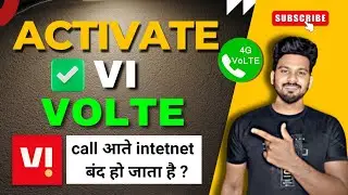 how to activate vi VOLTE | internet not working during call | vi volte network issue solution #volte