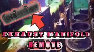 YANMAR ENGINE OVERHAULING PART 5 (exhaust manifold remove) 80KVA GENERATOR