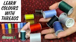Best Learning Video for Toddlers Learn colour with threads |colours for kids Nursery Rhymes for kids