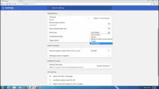 Chrome How to Change Font Sizes