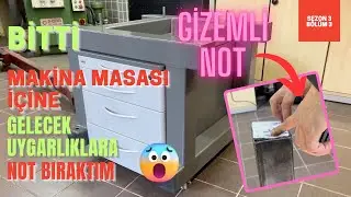 BİTTİ ! EPOKSİ GRANİT DOLGULU FREZE MASASI BÖLÜM 2