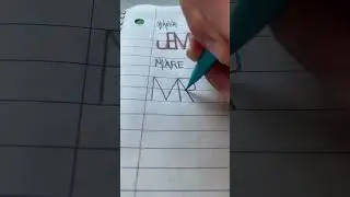 Making the Name “Mare” into a Logo!! #shorts #logodesign #logos