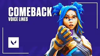 Valorant - All Comeback Voice Lines (June, 2024)