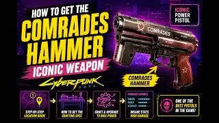 How To Get The Iconic Comrades Hammer Weapon Crafting Spec In Cyberpunk 2077