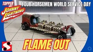 Topper Johnny Lightning Flame Out Restomod #fourhorsemendiecast World Service Day Invitational