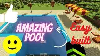 MINECRAFT 😄| How to buit a swimming pool🏊| + 5 summer built hacks | CREEPY CRAFTS.