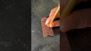 Punching stitching holes 