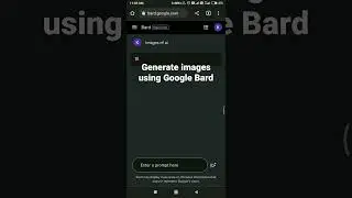 Generate Images Using Google Bard | Google Bard | Generate Images 