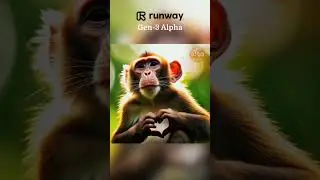 Hilarious Cutet Monkey Makes Heart with Hands! (Runway Gen-3 Alpha)