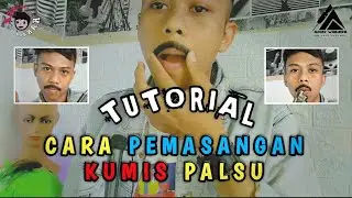 TUTORIAL CARA PEMASANGAN KUMIS PALSU #kumis #knitting #tutorial