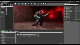 uneal engine 4 character and animations import in place