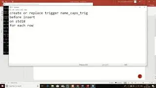 How to create lowercase letter to convert uppercase Trigger in PL SQL