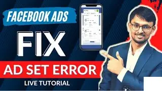 FIX Facebook AD SET ERROR | How to Resolve Ad Set Error in Facebook Ads Manager (Hindi)