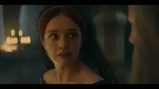 Queen Rhaenyra talks to Alicent with Viserys Last Words |