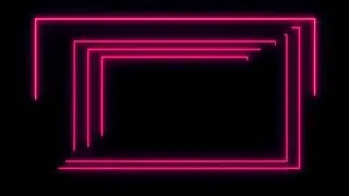 Frame animated free, Neon Light Frame no copyright, animated border, glowing frame, frame video 52