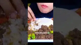 nikmat nampollll ASMR DAGING SAPI PAKE PETE