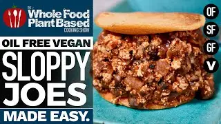 VEGAN SLOPPY JOES SANDWICH » oil-free, refined sugar-free, gluten-free & loaded with flavor!