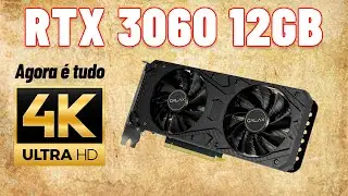 Placa de Vídeo RTX 3060 12GB GALAX - Papai Noel Chegou Adiantado.