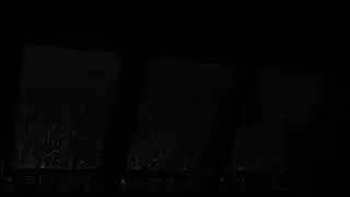 Sleep In 3 Minutes  - Gentle Rain Window At Night -  Precipitation, Gentle Rain In Cold Storm Forest