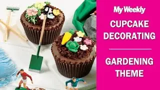How to Decorate Gardening Cupcakes