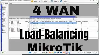 Mikrotik Router Loadbalancing With 4 WAN || Multiple uplinks using PCC, Load balancing, Failover