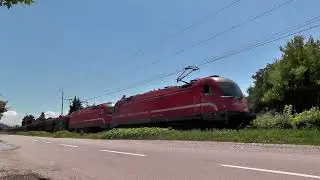 Few trains (Ljubljana center, Šiška, Stegne).