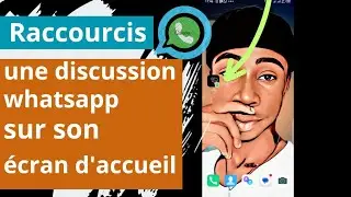 Comment raccourcir une discussion WhatsApp sur son écran d'accueil, très simple (