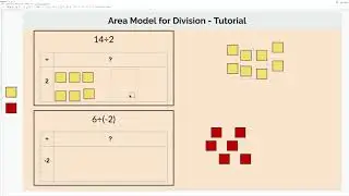 Algebra Tiles Progression - Area Model for Division
