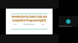 Introduction to Coders Club and competitive programming 2022