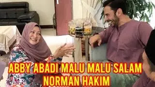Abby Abadi Malu Malu Salam Hari Raya Dengan Bekas Suami, Norman Hakim