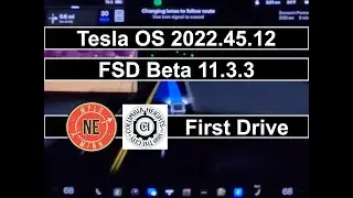 Tesla - FSD Beta 11.3.3 - Minnesota First Impressions