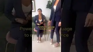Powerful body language. Comment 🔥 if this was helpful! #bodylanguage #selfhelp