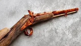 Пехотный мушкет 18 века | Реставрация старого ружья